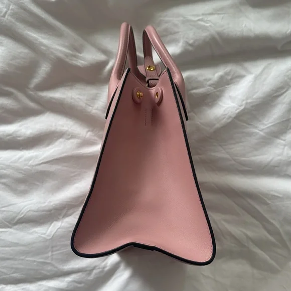 Pink Prada Saffiano Tote Purse - Picture 3 of 9